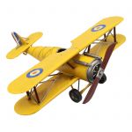 Huge Tin Metal Model World War 1 Biplane RAF Fighter Aircraft